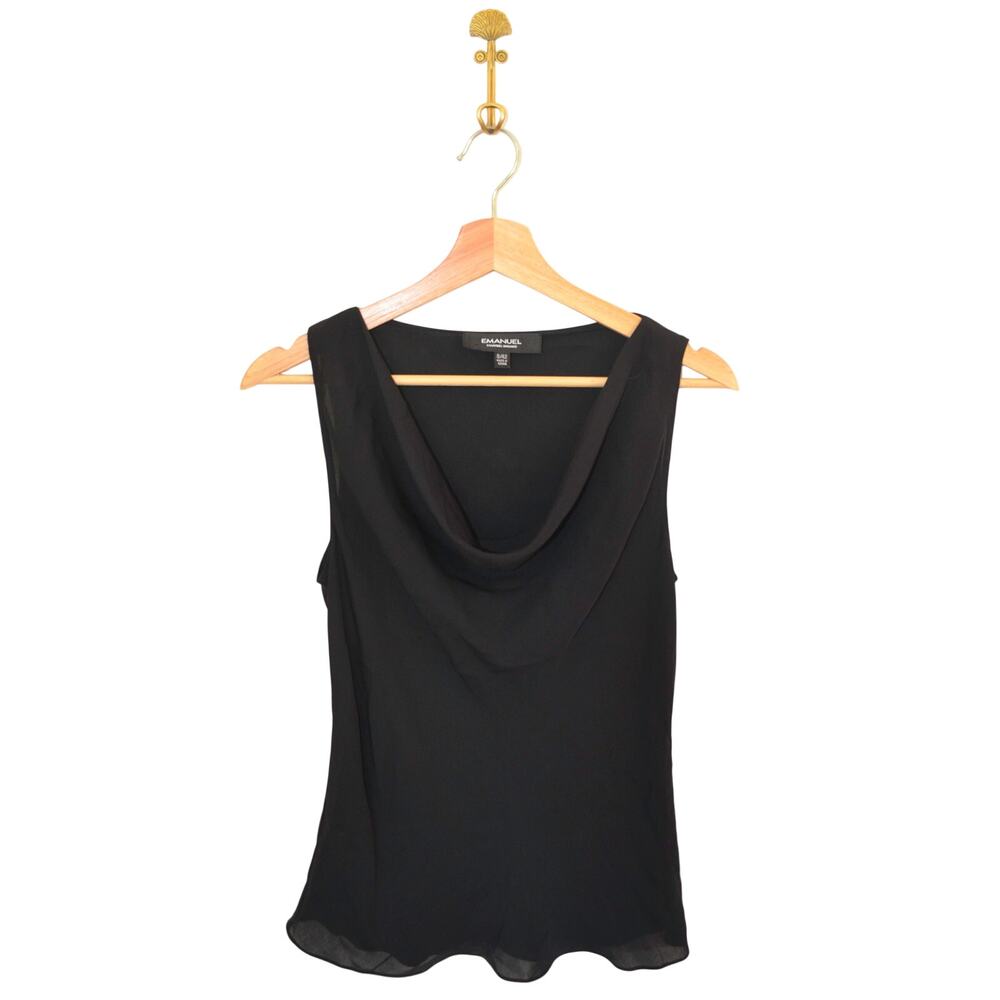 Emmanuel Ungaro Silk Cowl Neck Tank